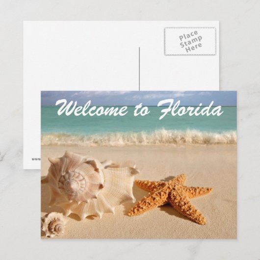 Welkom in Florida Briefkaart (Voorkant / Achterkant)