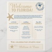 Welkom in Florida, Cream & Blue Starfish (Voorkant)