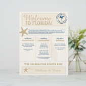 Welkom in Florida, Cream & Blue Starfish (Staand voorkant)