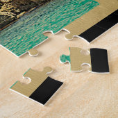 Welkom in Florida Dolphin Vintage Travel Legpuzzel (Zijkant)