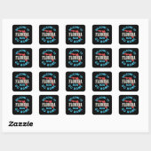 Welkom in Florida Ga nu naar huis Vierkante Sticker (Vel)
