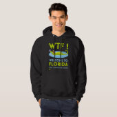 "WELKOM IN FLORIDA" grappig Hoodie (Voorkant volledig)