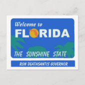 Welkom in Florida Jouw tekst Briefkaart (Voorkant)