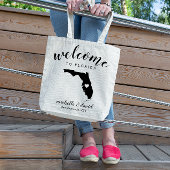 Welkom in Florida | State Silhouette Wedding Tote Bag