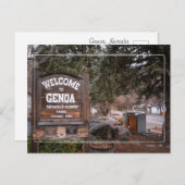 Welkom in Genua, Nevada Briefkaart (Voorkant / Achterkant)