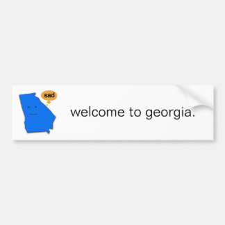 welkom in georgië . bumpersticker