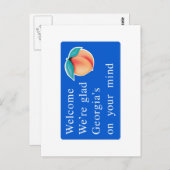 Welkom in Georgië - Verenigde Staten Briefkaart (Voorkant / Achterkant)