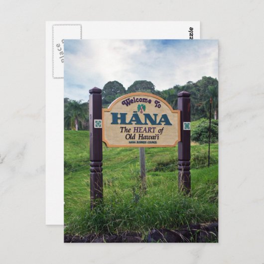 Welkom in Hana Briefkaart (Voorkant / Achterkant)