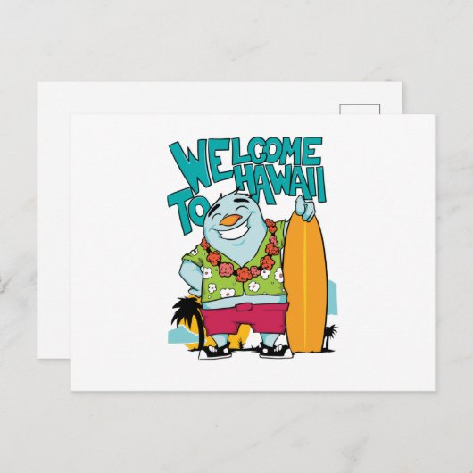 Welkom in Hawaii Briefkaart (Voorkant / Achterkant)