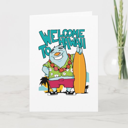 Welkom in Hawaii Kaart (Voorkant)