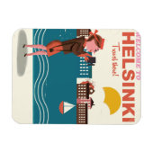 Welkom in Helsinki Finland, poster van het klassie Magneet (Horizontaal)