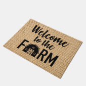 Welkom in het Boerderij Doormat Deurmat (Schuin)
