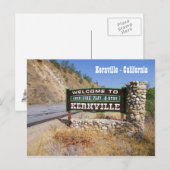 Welkom in het Briefkaart van Kernville! (Voorkant / Achterkant)
