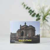 Welkom in het briefkaart van Mumbai (Staand voorkant)
