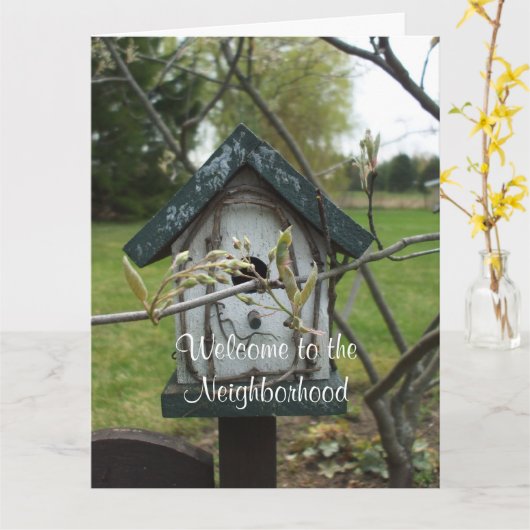 Welkom in het Buurt-Vogel Huis Kaart (Gele Bloem)