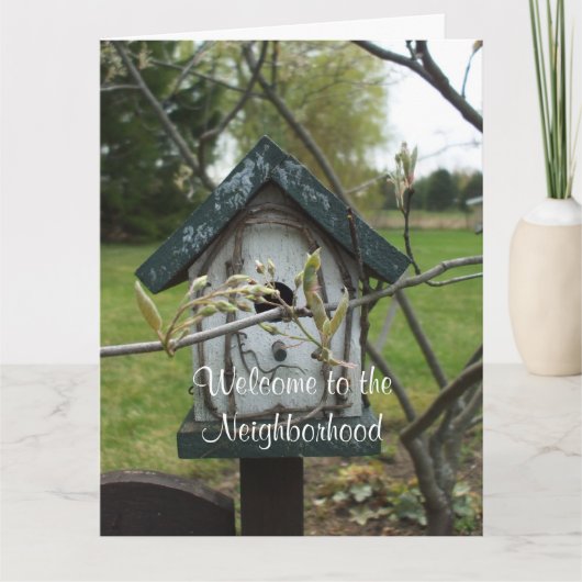 Welkom in het Buurt-Vogel Huis Kaart (Voorkant)