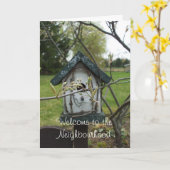 Welkom in het Buurt-Vogel huis Kaart (Gele Bloem)