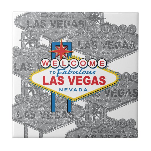 Welkom in het Fabulous Las Vegas Tegeltje (Voorkant)