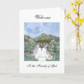 Welkom in het gezin van God Kaart (Gele Bloem)