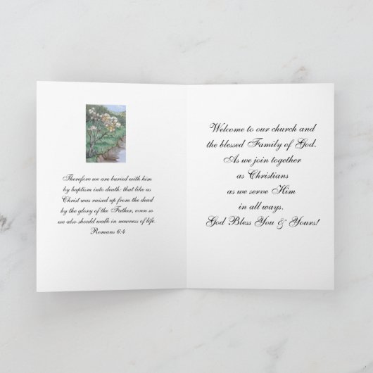 Welkom in het gezin van God Kaart (Binnen)