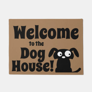 Welkom in het hondenhuis Funny Doormat Deurmat