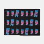 Welkom in het huis van katten deurmat (Voorkant)