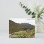 welkom in het ierse briefkaart (Staand voorkant)