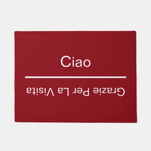 Welkom in het Italiaans Deurmat (Voorkant)