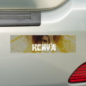 Welkom in het Keniaanse mooie Afrikaanse land Bumpersticker (Op auto)