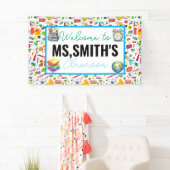 Welkom in het klaslokaal Terug naar school banner (Insitu)