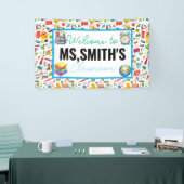 Welkom in het klaslokaal Terug naar school banner (Beurs)