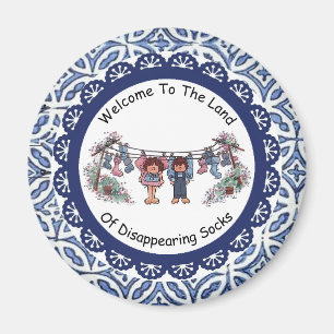 Welkom in het land van het verdwijnen van Socks Ma Magneet