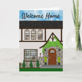 Welkom in het nieuwe huis Gefeliciteerd Kaart (Voorkant)