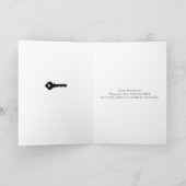 Welkom in het nieuwe huis Gefeliciteerd Kaart (Binnen)