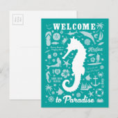 Welkom in het Paradijs Briefkaart (Voorkant / Achterkant)