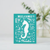 Welkom in het Paradijs Briefkaart (Staand voorkant)