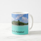 Welkom in het Paradijs! Koffiemok (Voorkant rechts)