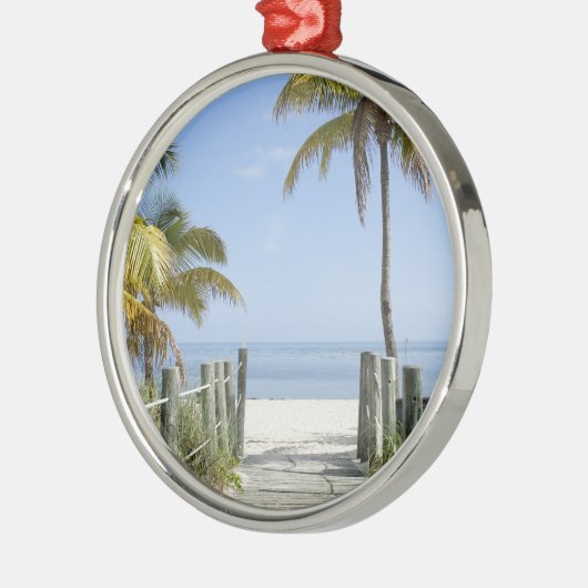 Welkom in het Paradijs Metalen Ornament (Links)