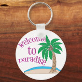 Welkom in het Paradijs Sleutelhanger (Voorkant)