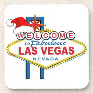 Welkom in het prachtige Las Vegas Kerstmis Bier Onderzetter