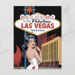 Welkom in het prachtige Las Vegas Nevada Briefkaart