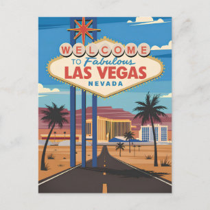 Welkom in het prachtige Las Vegas Nevada Briefkaart