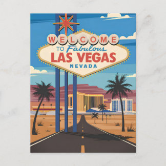 Welkom in het prachtige Las Vegas Nevada Briefkaart