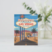 Welkom in het prachtige Las Vegas Nevada Briefkaart (Staand voorkant)
