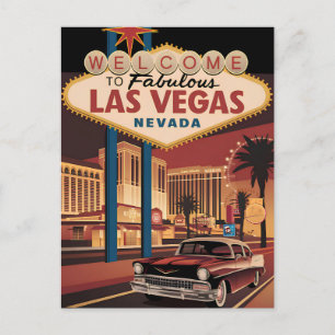 Welkom in het prachtige Las Vegas Nevada Briefkaart