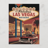 Welkom in het prachtige Las Vegas Nevada Briefkaart (Voorkant)