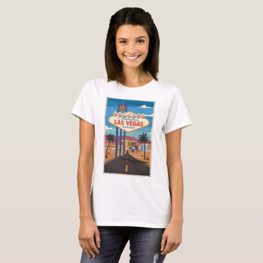 Welkom in het prachtige Las Vegas Nevada T-shirt (Voorkant volledig)