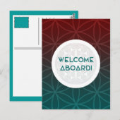 welkom in het team heilige meetkunde briefkaart (Voorkant / Achterkant)