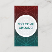 welkom in het team heilige meetkunde visitekaartje (Voorkant)