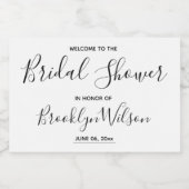 Welkom in het Vrijgezellenfeest Sparkling Wijnetiket (Enkel label)